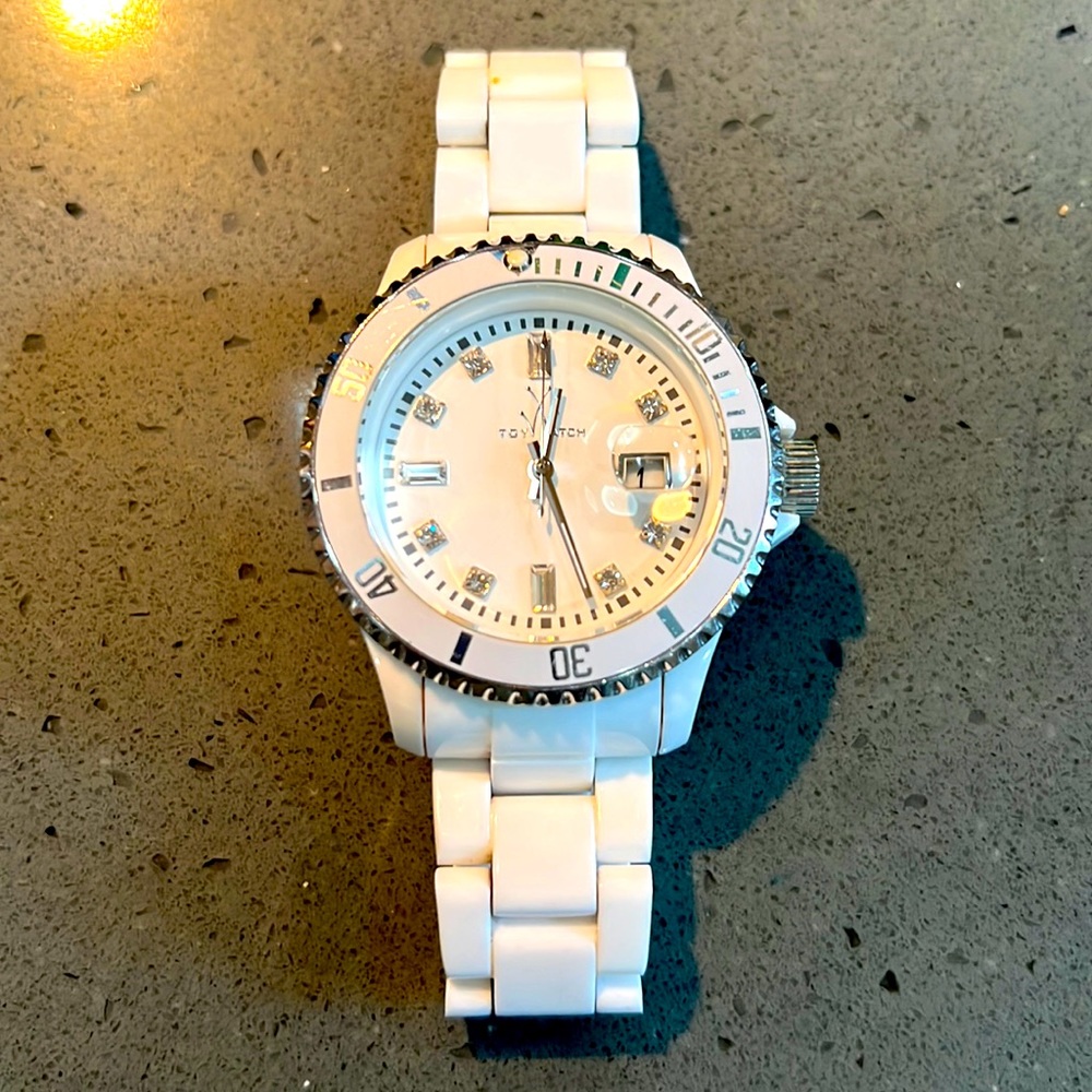 ToyWatch Plasteramic Watch in White